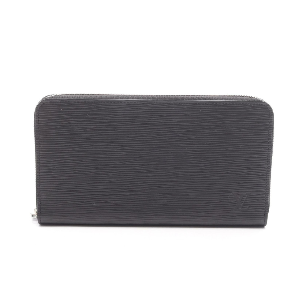 Louis Vuitton Zippy Organizer NM Round Wallet Leather Epi Black